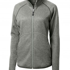 Cutter & Buck Mainsail Sweater-Knit Womens Full Zip Jacket