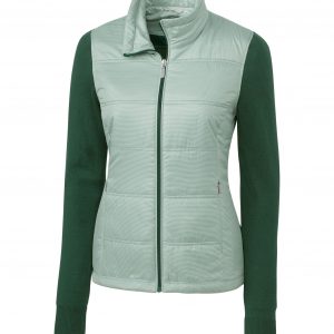 Cutter & Buck Womens Cora Quilted Sweater Jacket
