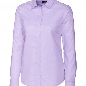 Cutter & Buck Stretch Oxford Womens Long Sleeve Dress Shirt