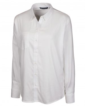Cutter & Buck Womens Windward Twill Long Sleeve Shir
