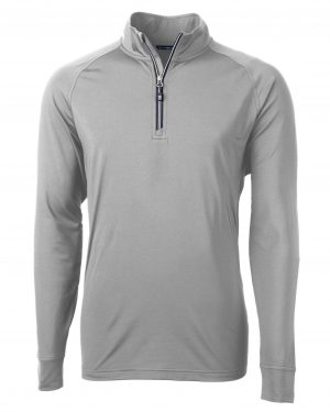 Cutter & Buck Adapt Eco Knit Stretch Recycled Mens Quarter Zip Pullover - Image 12