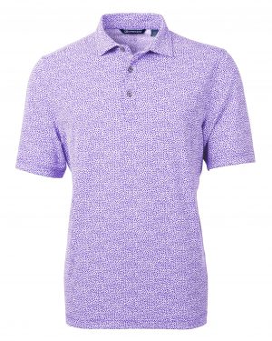 Cutter & Buck Virtue Eco Pique Botanical Print Recycled Mens Polo - Image 5