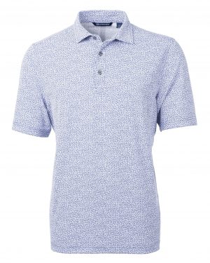 Cutter & Buck Virtue Eco Pique Botanical Print Recycled Mens Polo - Image 7