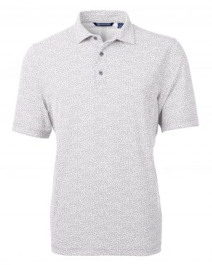 Cutter & Buck Virtue Eco Pique Botanical Print Recycled Mens Polo - Image 9