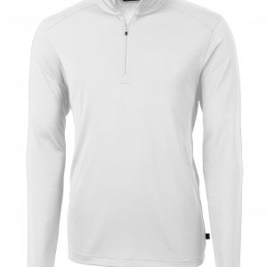 Cutter & Buck Virtue Eco Pique Recycled Quarter Zip Mens Pullover