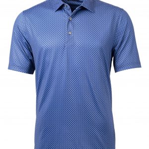Cutter & Buck Pike Banner Print Stretch Men's Polo