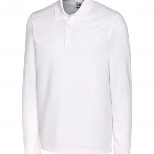 Cutter & Buck Advantage Tri-Blend Pique Mens Long Sleeve Polo