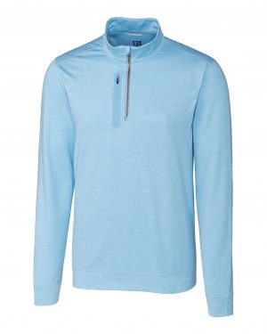 Cutter & Buck Stealth Heathered Quarter Zip Mens Pullover - Image 9