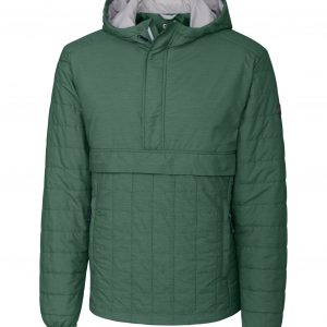 Cutter & Buck Rainier PrimaLoft® Mens Eco Insulated Rainier Half Zip Popover Quilted Jacket