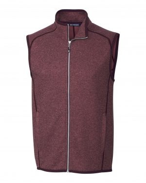 Cutter & Buck Mainsail Sweater-Knit Mens Full Zip Vest - Image 3