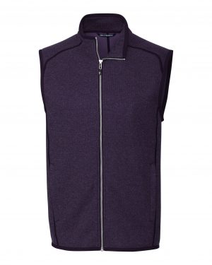 Cutter & Buck Mainsail Sweater-Knit Mens Full Zip Vest - Image 8