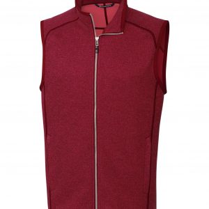 Cutter & Buck Mainsail Sweater-Knit Mens Full Zip Vest