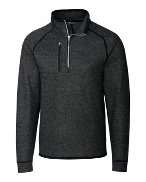 Cutter & Buck Mainsail Sweater-Knit Mens Half Zip Pullover Jacket - Image 3
