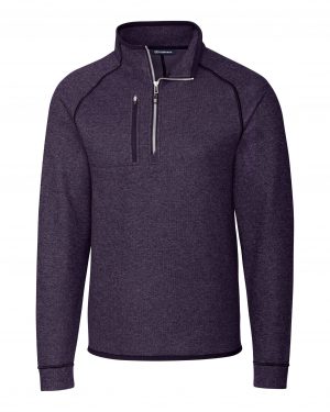 Cutter & Buck Mainsail Sweater-Knit Mens Half Zip Pullover Jacket - Image 4