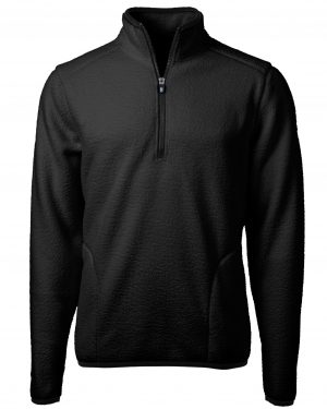 Cutter & Buck Cascade Eco Sherpa Fleece Mens Quarter Zip Jacket - Image 2