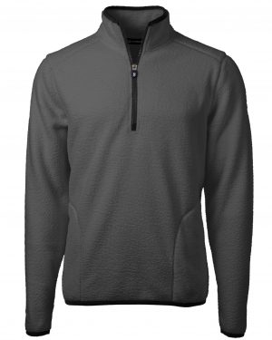 Cutter & Buck Cascade Eco Sherpa Fleece Mens Quarter Zip Jacket - Image 3