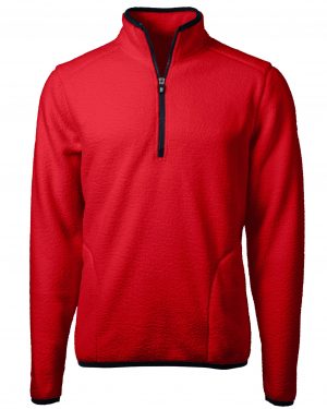 Cutter & Buck Cascade Eco Sherpa Fleece Mens Quarter Zip Jacket - Image 5