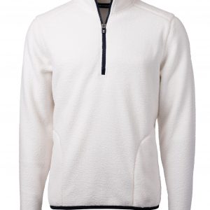 Cutter & Buck Cascade Eco Sherpa Fleece Mens Quarter Zip Jacket