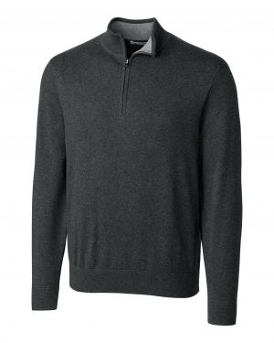 Cutter & Buck Lakemont Tri-Blend Mens Quarter Zip Pullover Sweater - Image 3