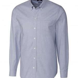 Cutter & Buck Stretch Oxford Mens Long Sleeve Dress Shirt