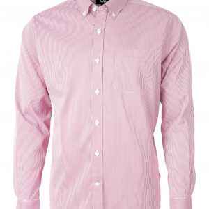 Cutter & Buck Versatech Pinstripe Stretch Mens Long Sleeve Dress Shirt