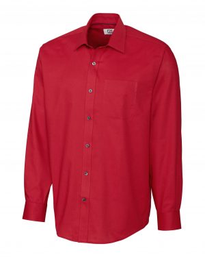 Cutter & Buck Long Sleeve Epic Easy Care Mens Spread Nailshead