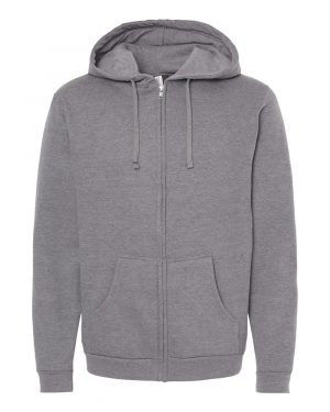 M&O Unisex Zipper Fleece Hoodie - Image 7
