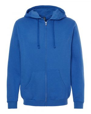 M&O Unisex Zipper Fleece Hoodie - Image 2