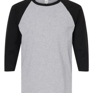 M&O Raglan Three-Quarter Sleeve Baseball T-Shirt