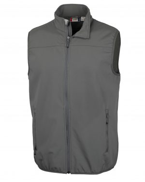 Clique Trail Stretch Softshell Full Zip Mens Vest - Image 5