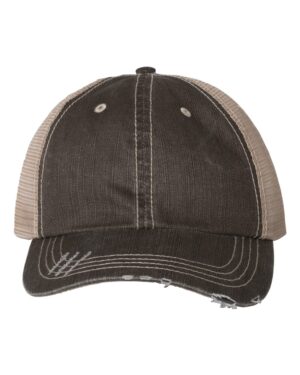 Mega Cap Herringbone Trucker Cap - Image 2