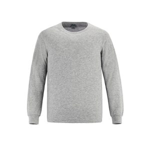 Canada Sportswear Youth Long Sleeve Crewneck Ring Spun Combed Cotton Tee - Image 7
