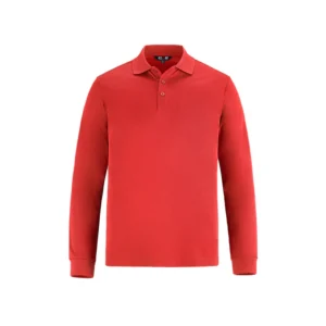 Canada Sportswear Men's Long Sleeve Pique Mesh Polo - Image 3