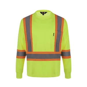 Canada Sportswear Men's Hi-vis Safety Long Sleeve Shirt