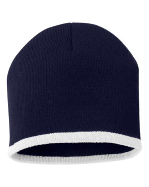 Sportsman 8" Bottom-Striped Knit Beanie - Image 3