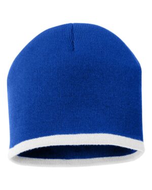 Sportsman 8" Bottom-Striped Knit Beanie - Image 2