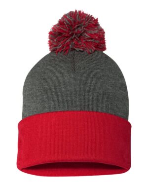 Sportsman Pom-Pom 12" Knit Beanie - Image 9
