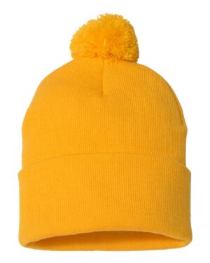 Sportsman Pom-Pom 12" Knit Beanie - Image 7