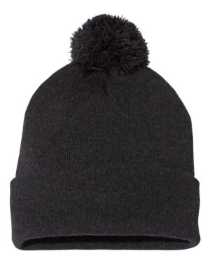 Sportsman Pom-Pom 12" Knit Beanie - Image 6