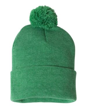 Sportsman Pom-Pom 12" Knit Beanie - Image 4