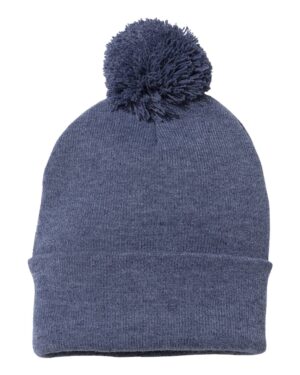 Sportsman Pom-Pom 12" Knit Beanie - Image 3