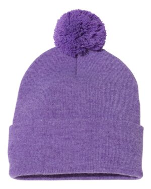 Sportsman Pom-Pom 12" Knit Beanie - Image 2