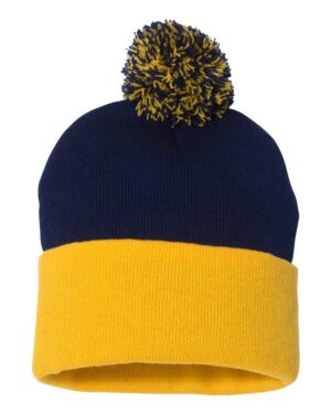 Sportsman Pom-Pom 12" Knit Beanie - Image 25