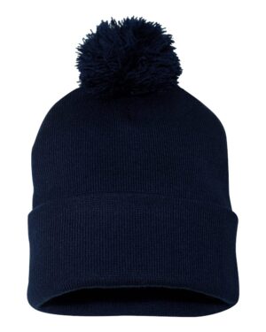 Sportsman Pom-Pom 12" Knit Beanie - Image 26
