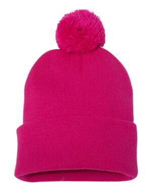 Sportsman Pom-Pom 12" Knit Beanie - Image 23