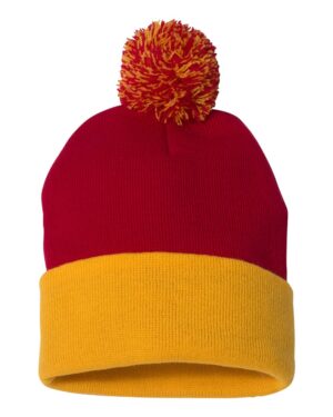 Sportsman Pom-Pom 12" Knit Beanie - Image 18