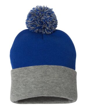 Sportsman Pom-Pom 12" Knit Beanie - Image 16