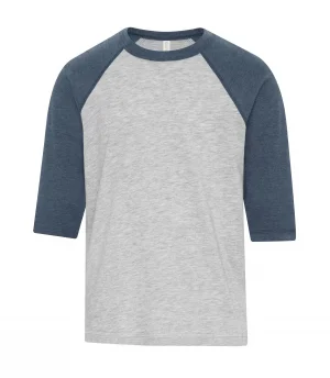 Atc™ Eurospun® Ring Spun Baseball Youth Tee