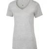 Atc™ Eurospun® Ring Spun V-neck Ladies' Tee - Image 8