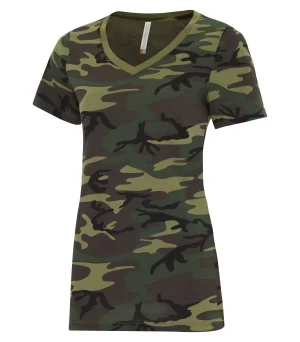 Atc™ Eurospun® Ring Spun V-neck Ladies' Tee - Image 9